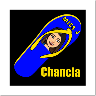 Miss J Chancla Posters and Art